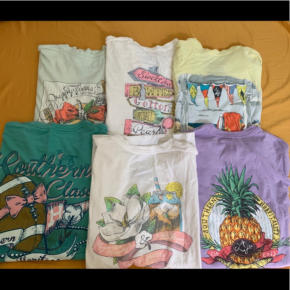 11 Lauren James/Preppy T-shirt Set